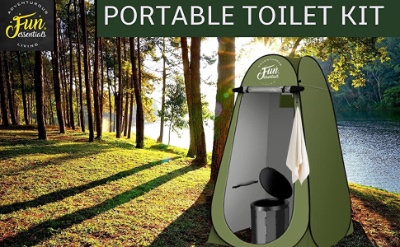 FUN ESSENTIALS Portable Toilet Kit Review