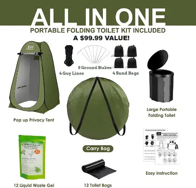 FUN ESSENTIALS Portable Toilet Kit Review